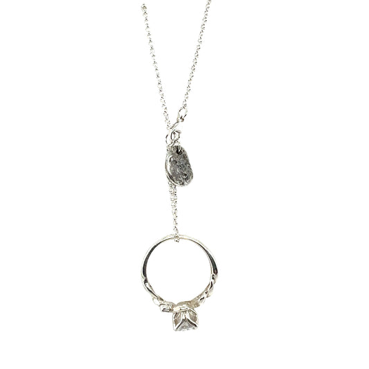 Ring Keeper Necklace- Beach Rock