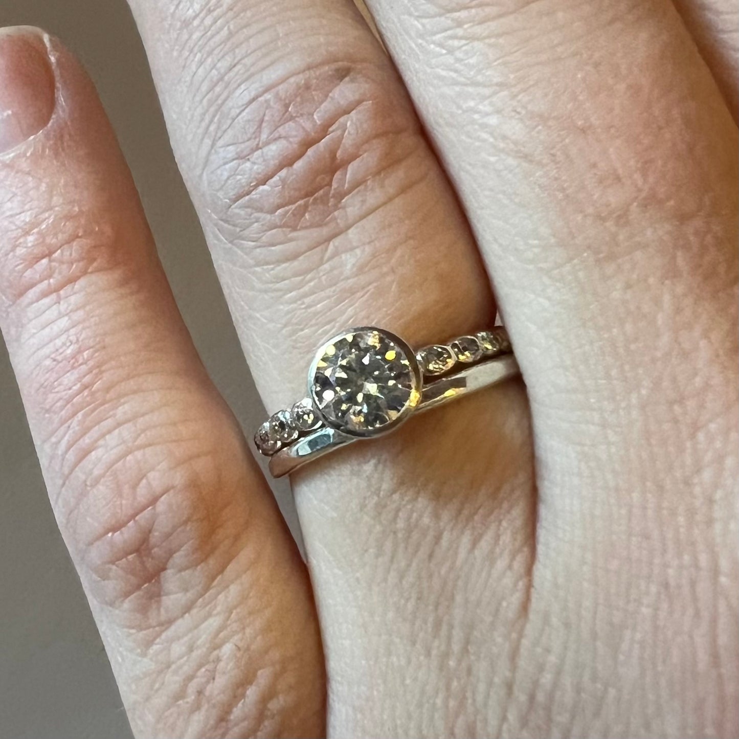 e. scott nuptials... The Bubble Engagement RIng
