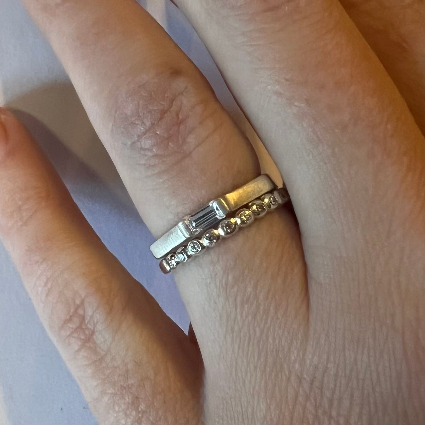 e. scott nuptials... The Baguette Engagement Ring