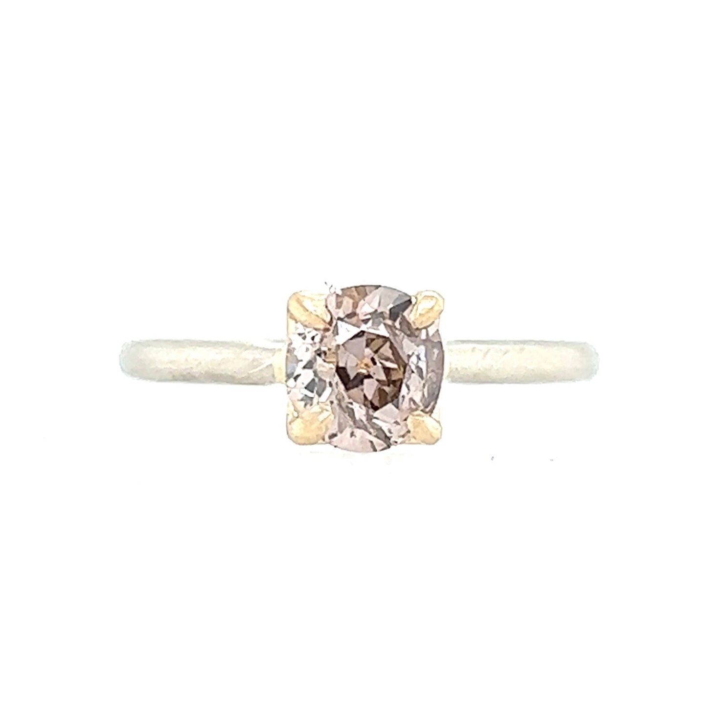 Champagne Dream - 1ct Champagne diamonds & Two Tone 14k golds