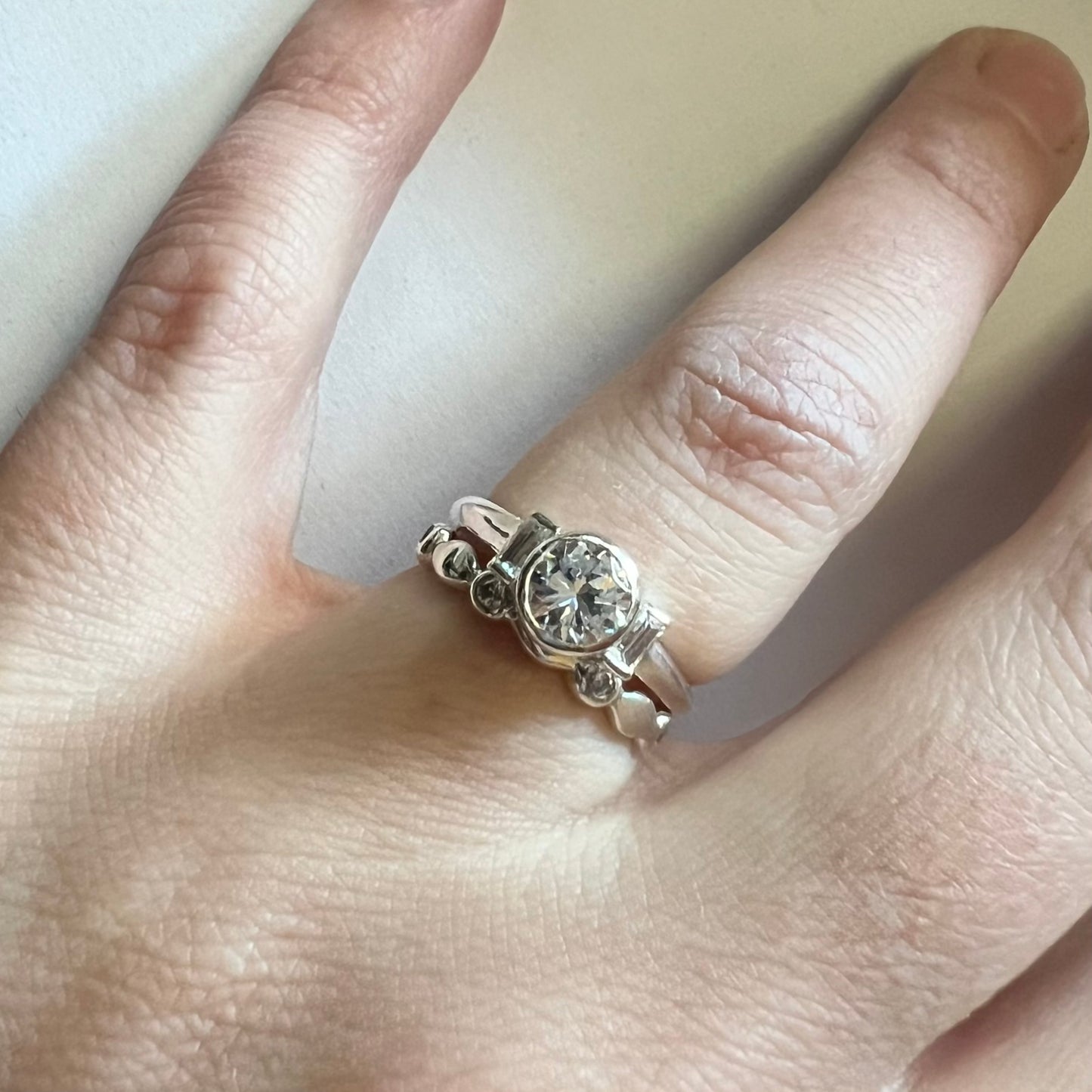 e. scott nuptials… The 3 Step engagement ring