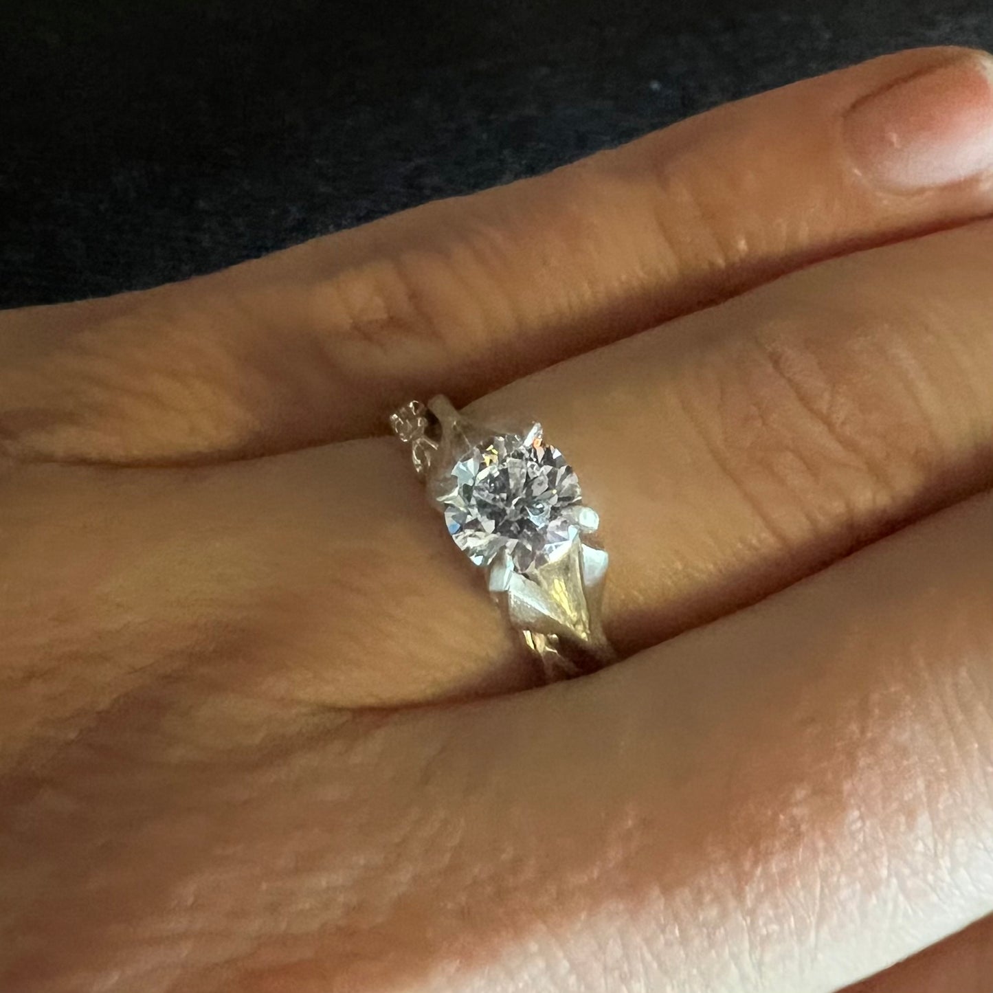 e. scott nuptials… The Nouveau engagement ring