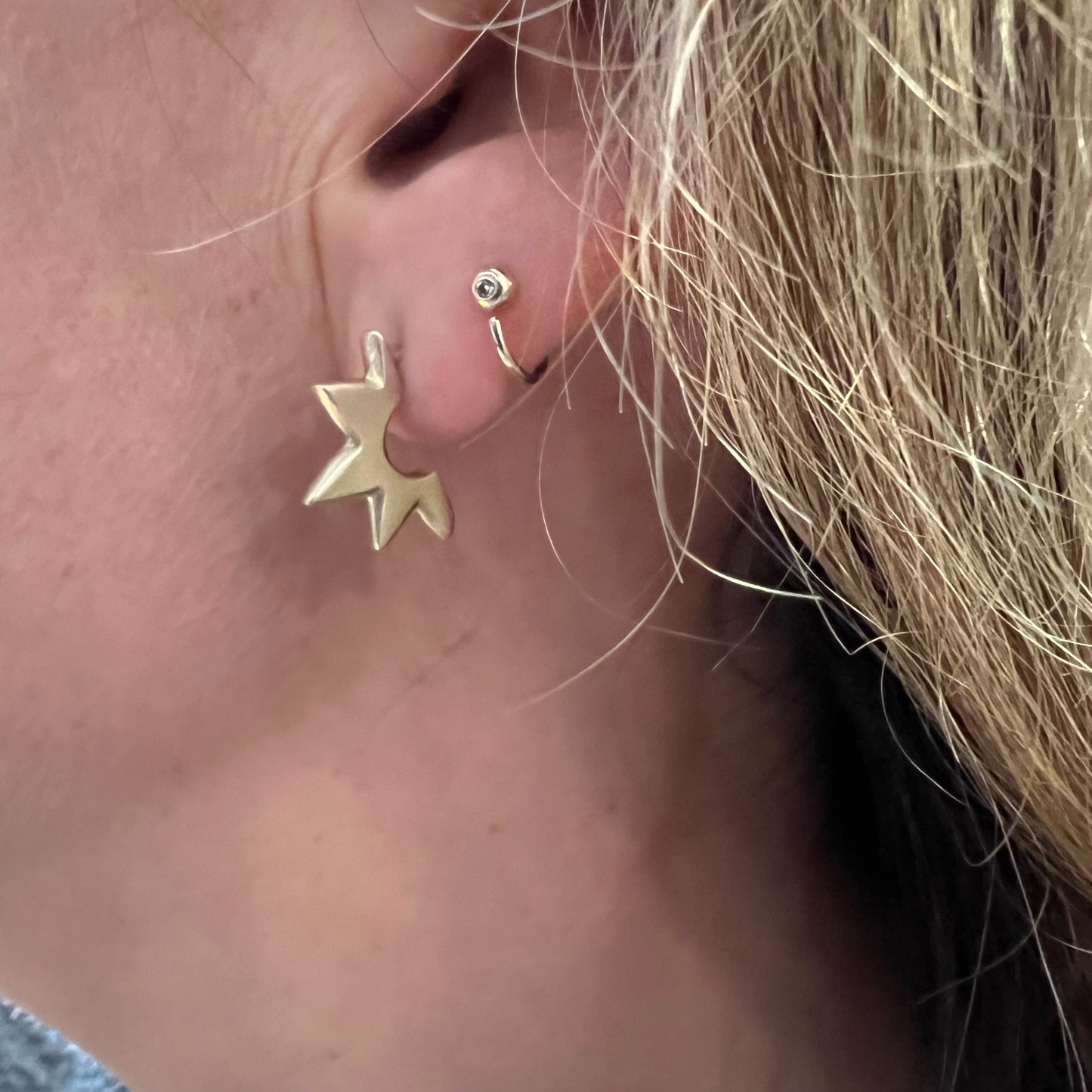 Bright Light Stud Hoops
