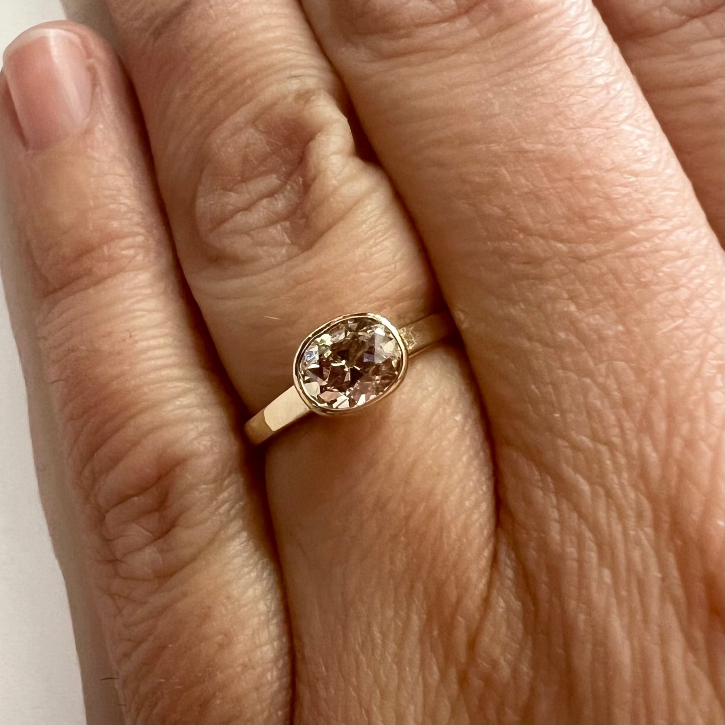 The Modern - 1.02ct Canadian diamond & 14k yellow gold