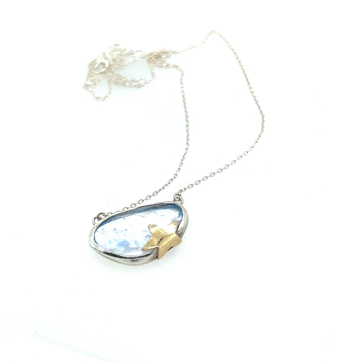 Star Hug Moonstone Necklace