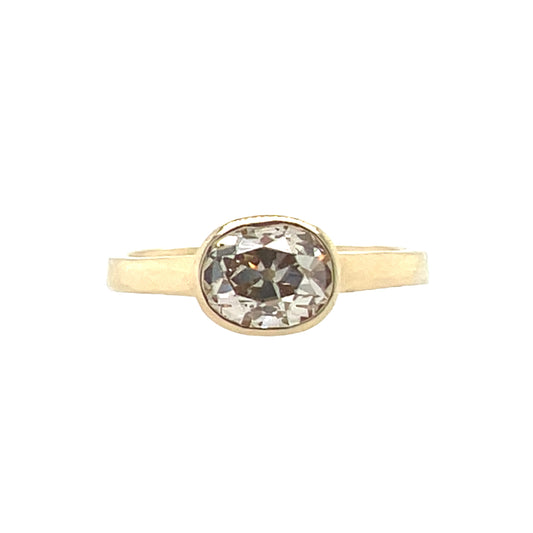 The Modern - 1.02ct Canadian diamond & 14k yellow gold