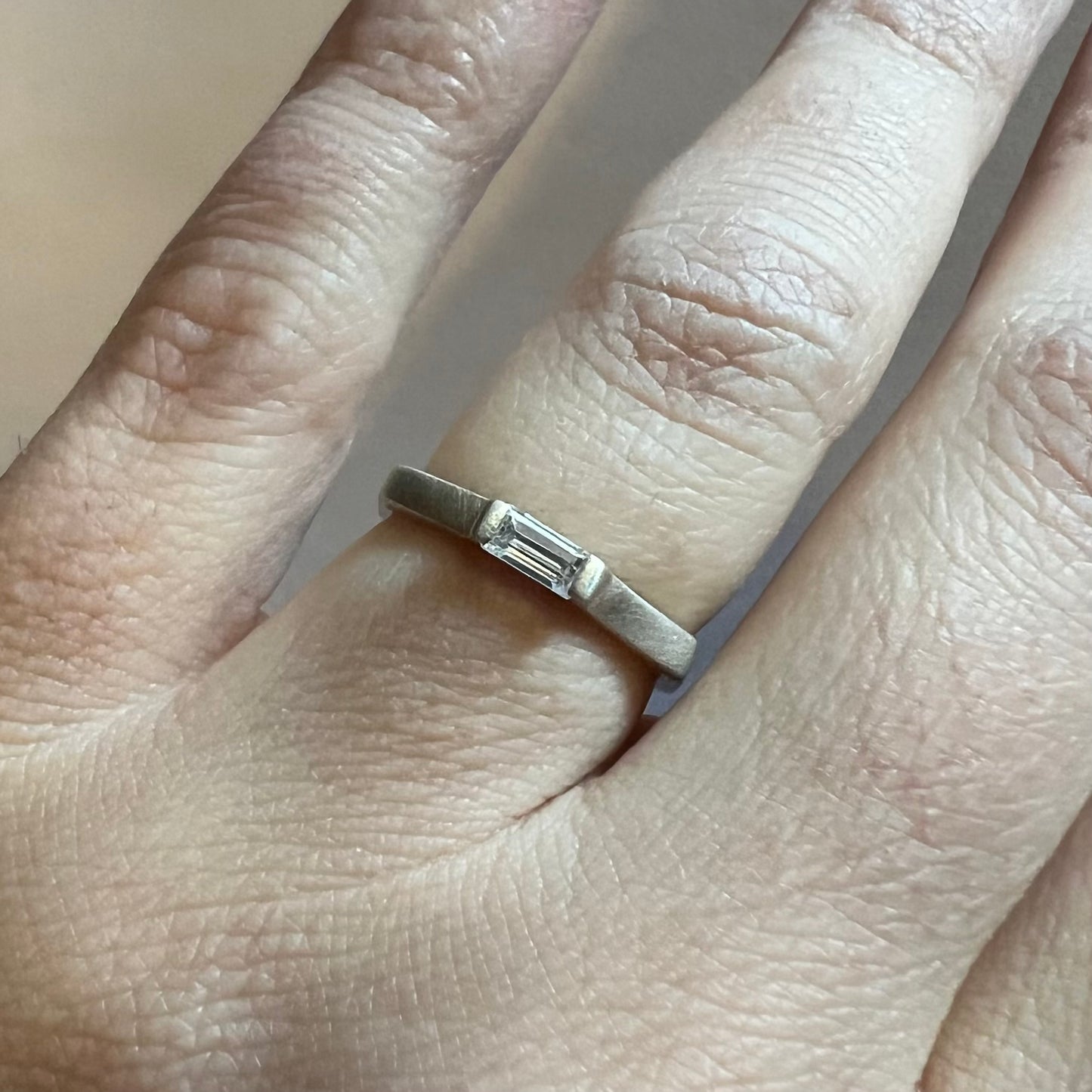 e. scott nuptials... The Baguette Engagement Ring