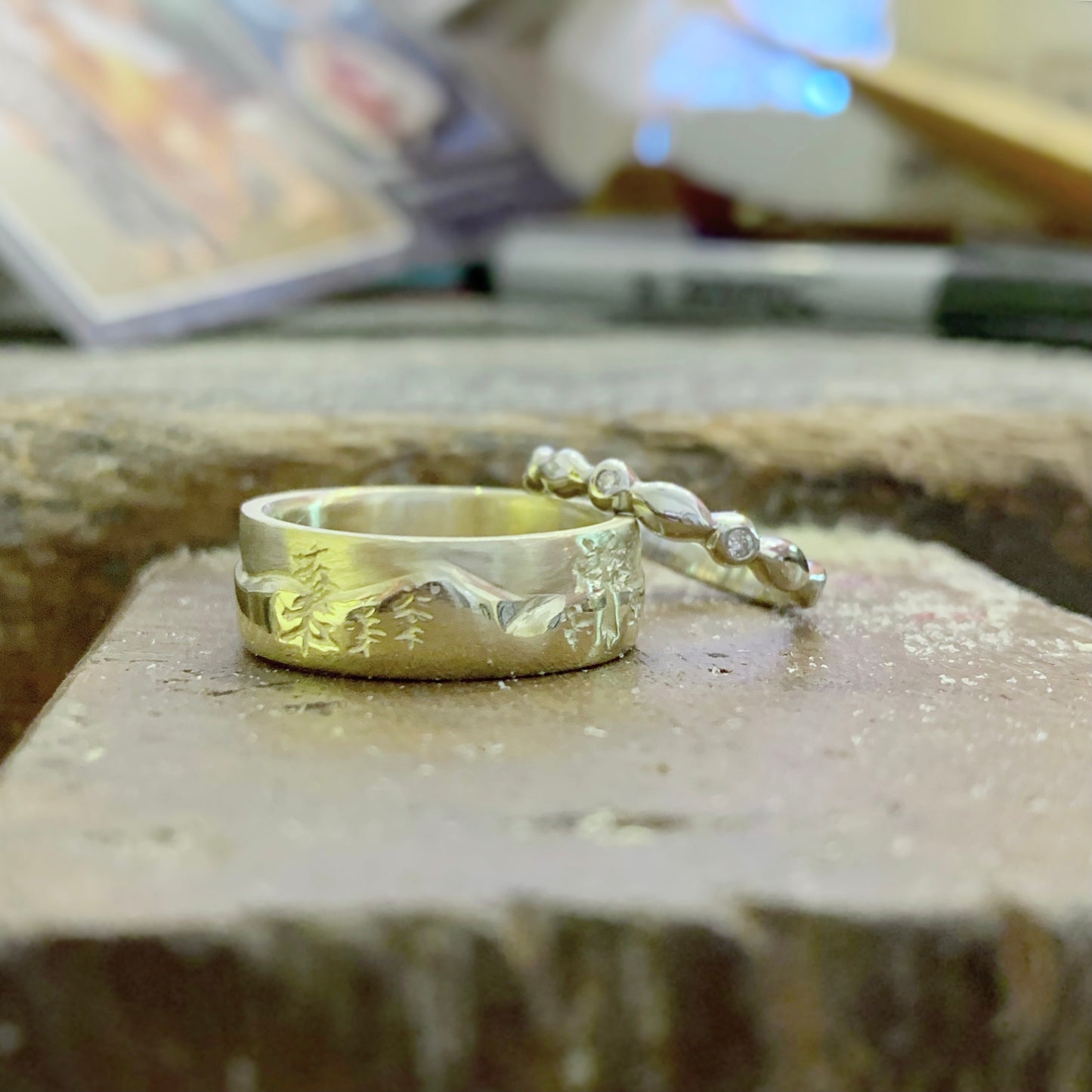 e. scott nuptials... The Mountains Wedding Ring