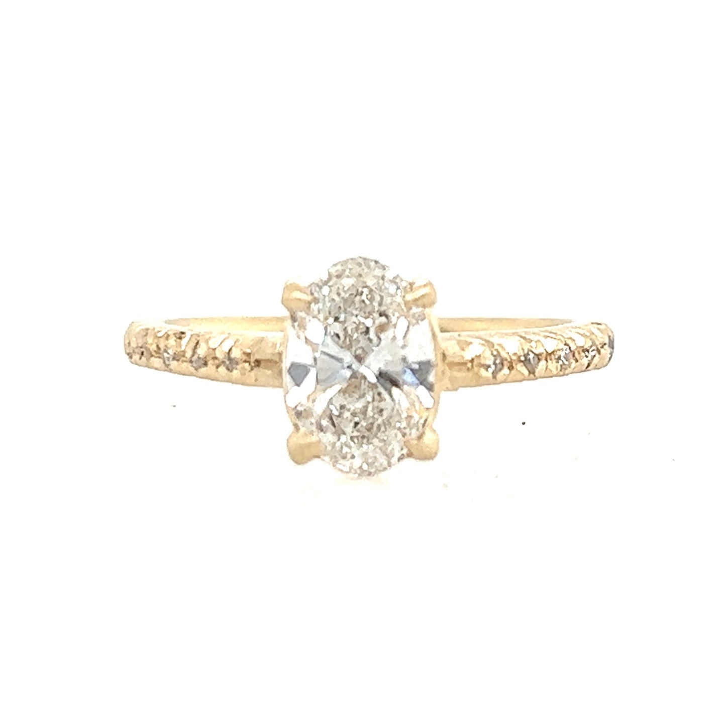 The Oval Glimmer- 1.02ct LAB Oval Diamond