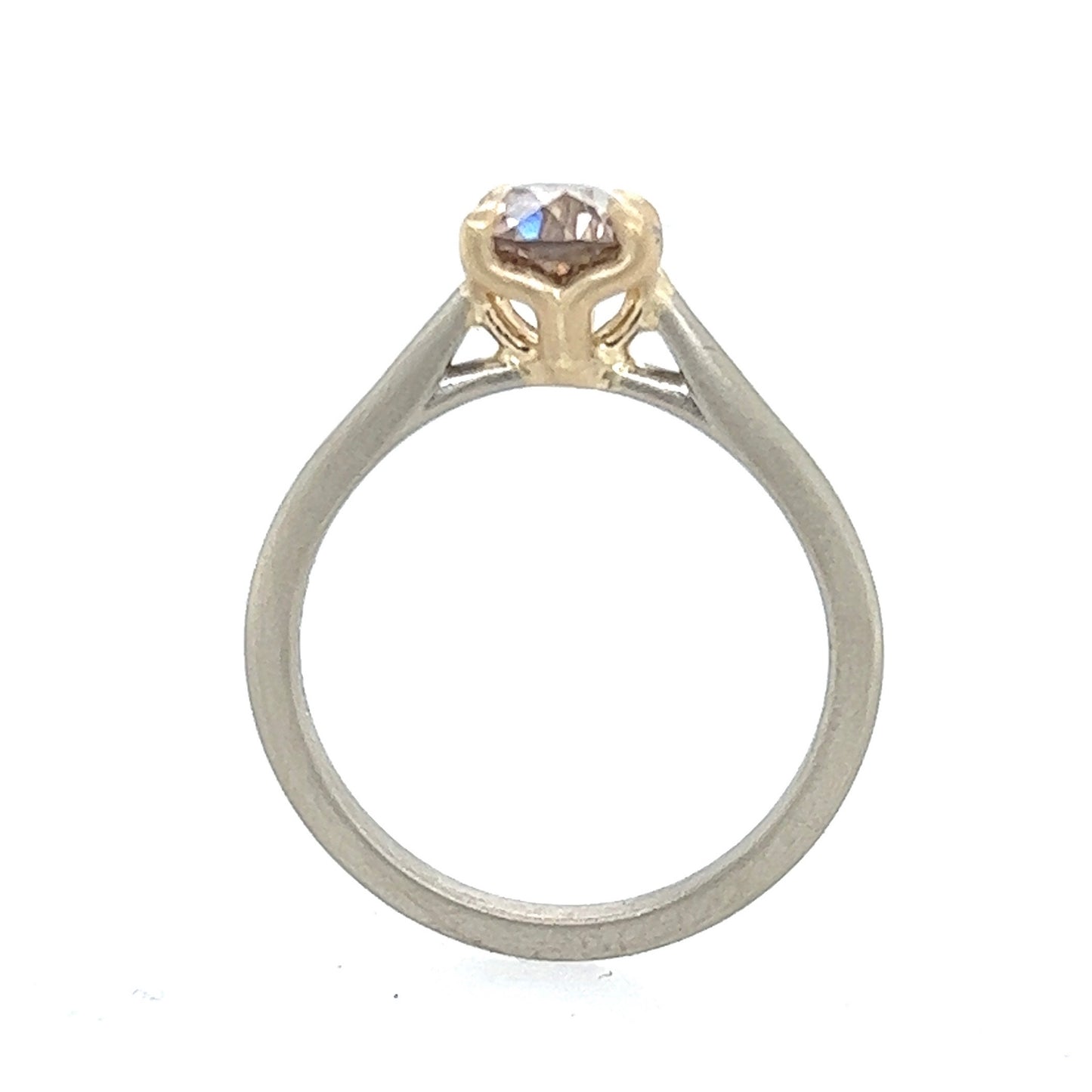 Champagne Dream - 1ct Champagne diamonds & Two Tone 14k golds