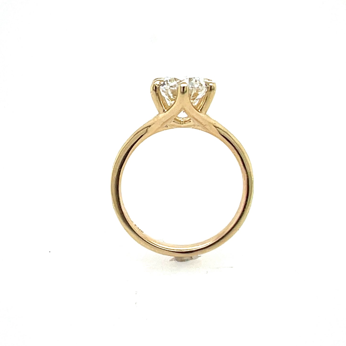 6 Prong Swoop- 2.09ct Lab diamond