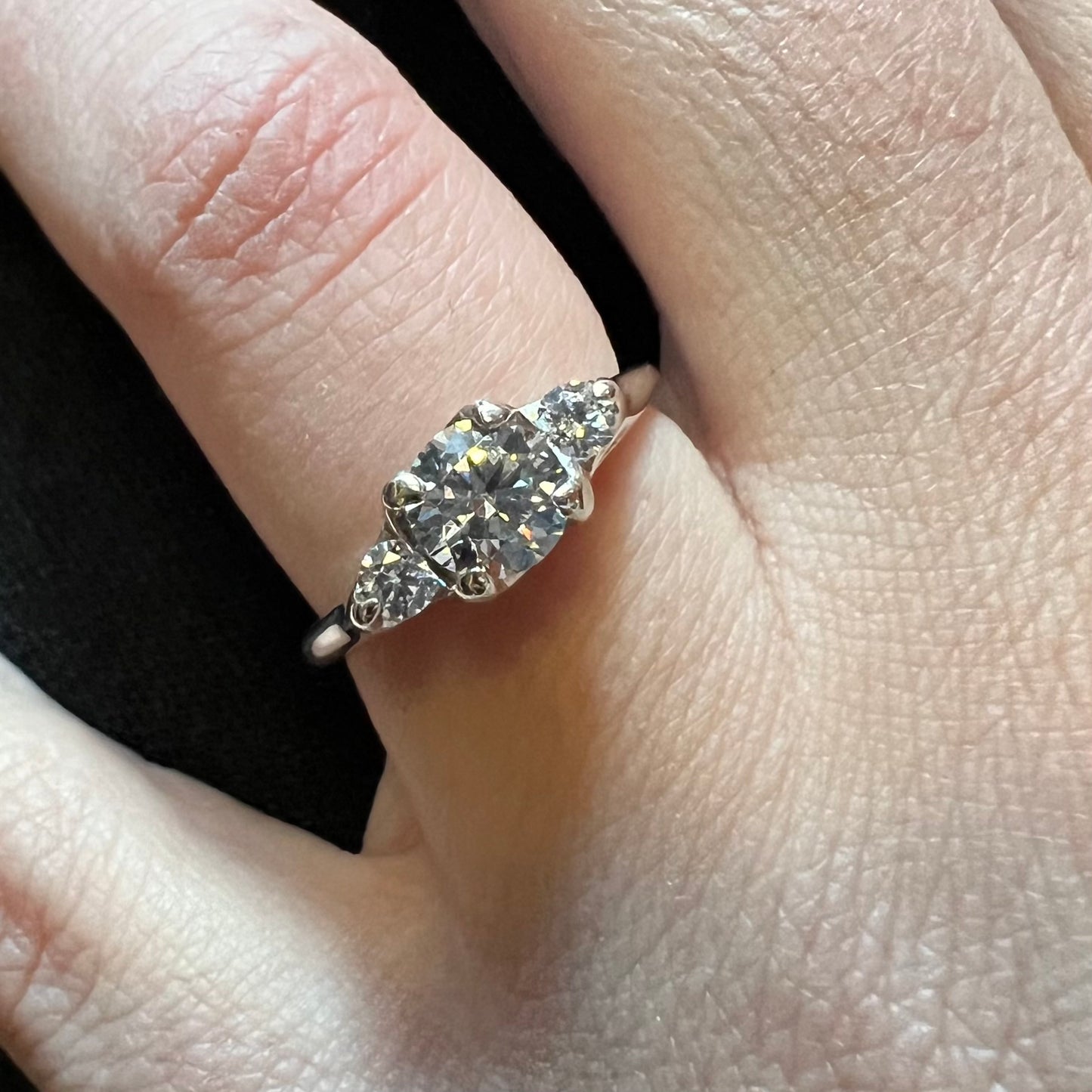 e. scott nuptials... The Woven Three Stone Engagement Ring