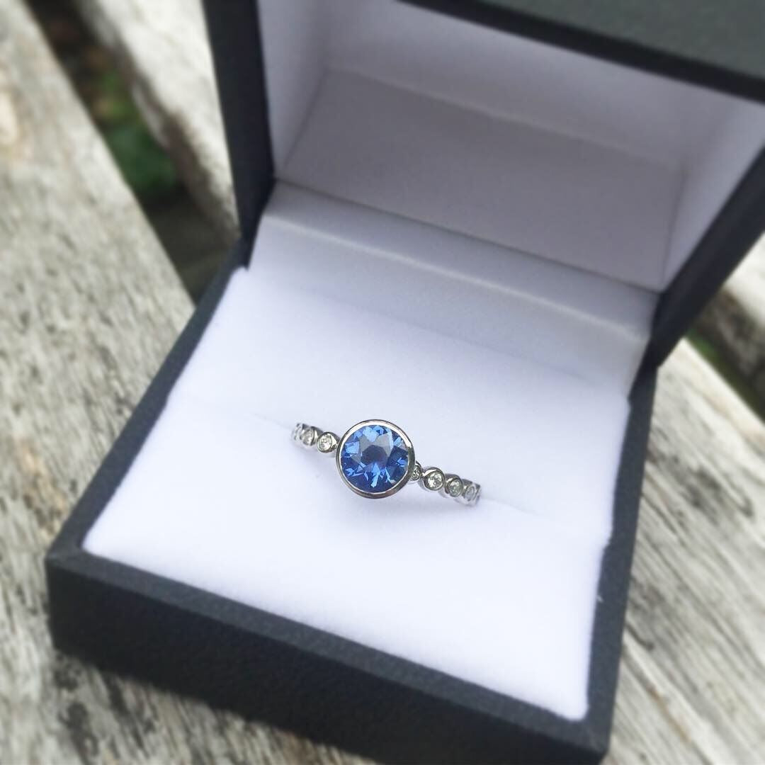 e. scott nuptials... The Bubble Engagement RIng