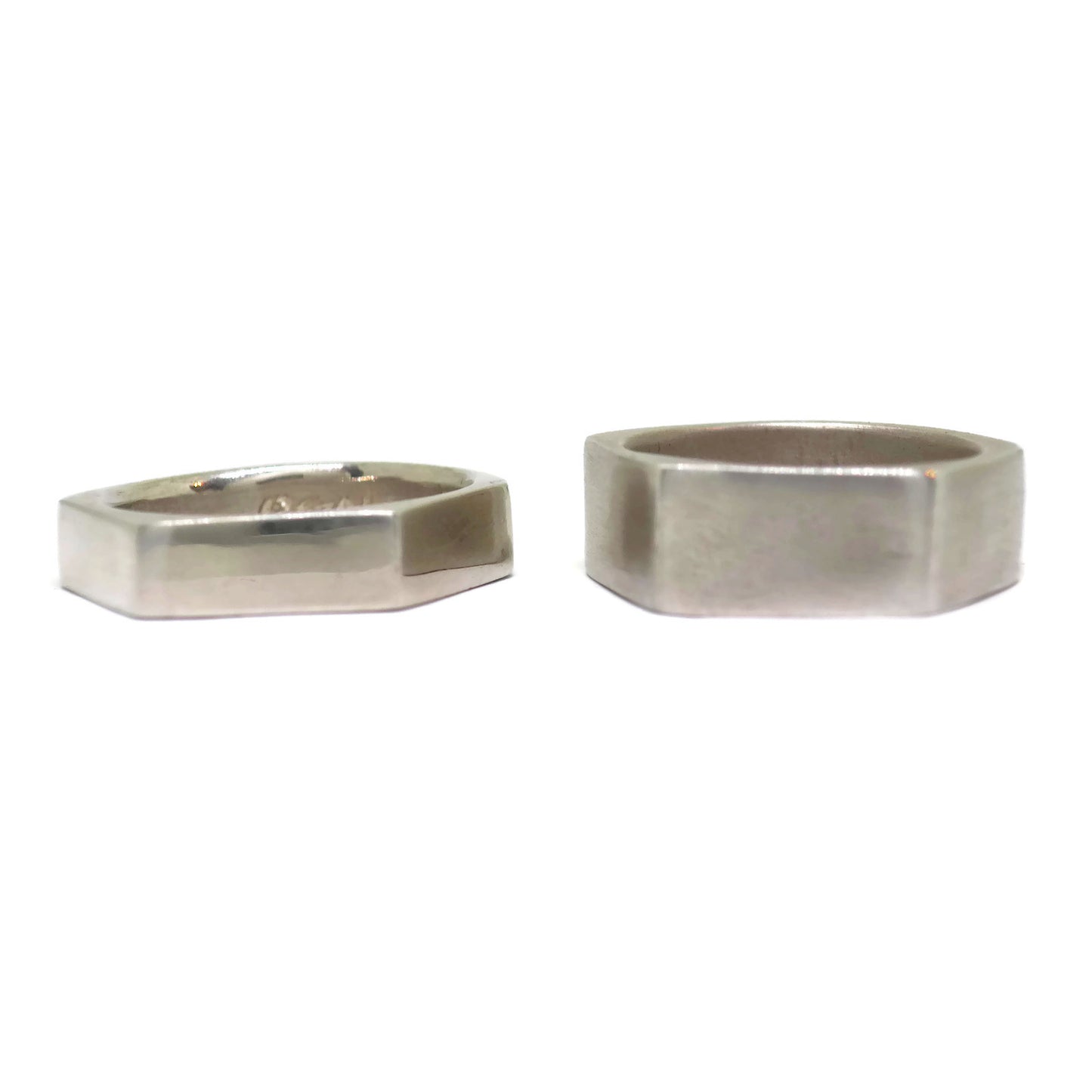 e. scott nuptials... The Angled Thin Wedding Ring
