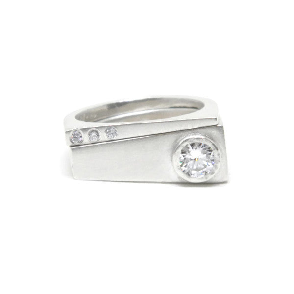 e. scott nuptials... The Asymmetric Engagement Ring