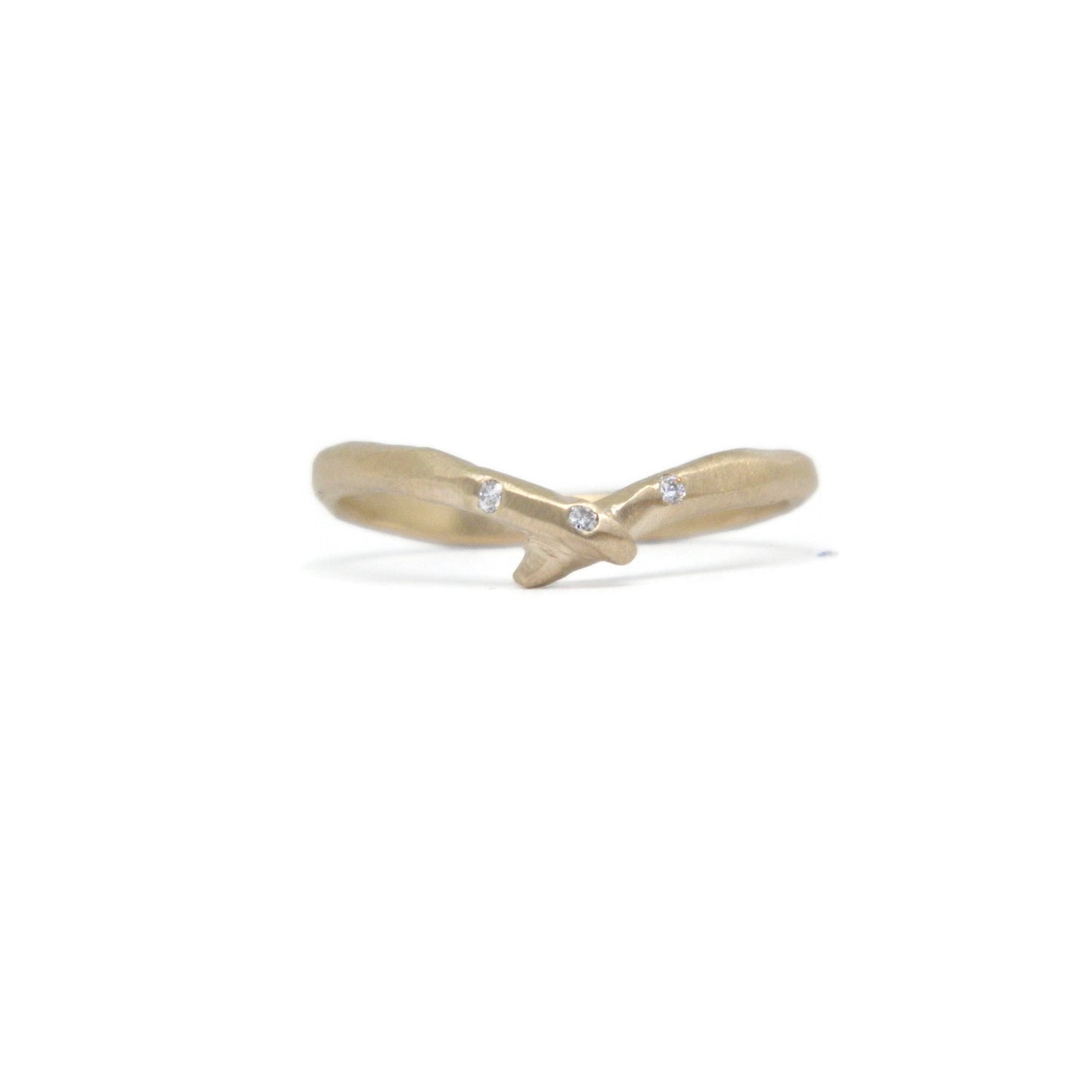 e. scott nuptials... The Branch Curved Wedding Ring