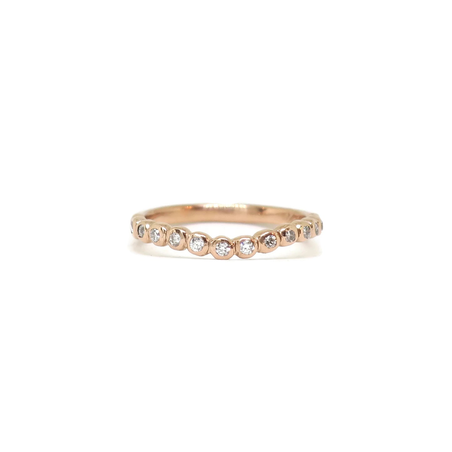 e. scott nuptials... The Bubble Curved Wedding Ring