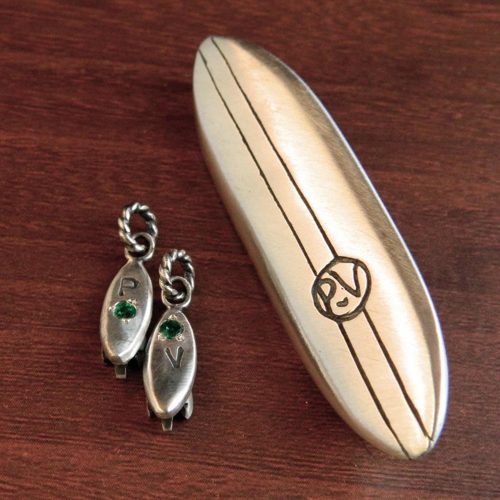 For Trina and Beau, baby charms and pendant - e. scott originals