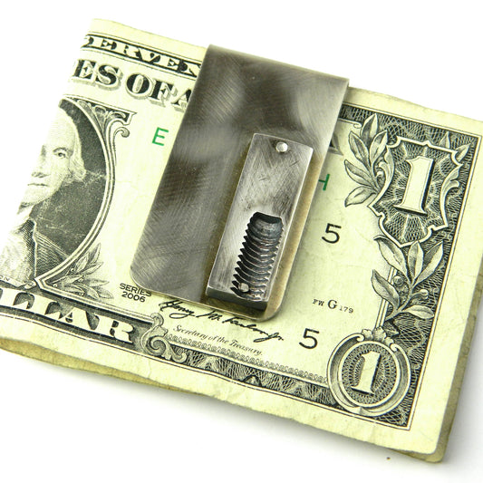 screw print money clip - e. scott originals