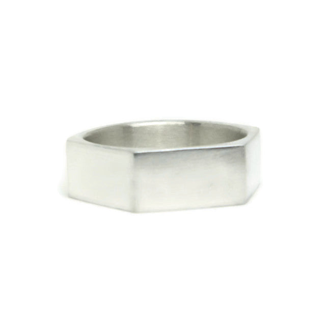 e. scott nuptials... The Angled Wide Men's Ring - e. scott originals