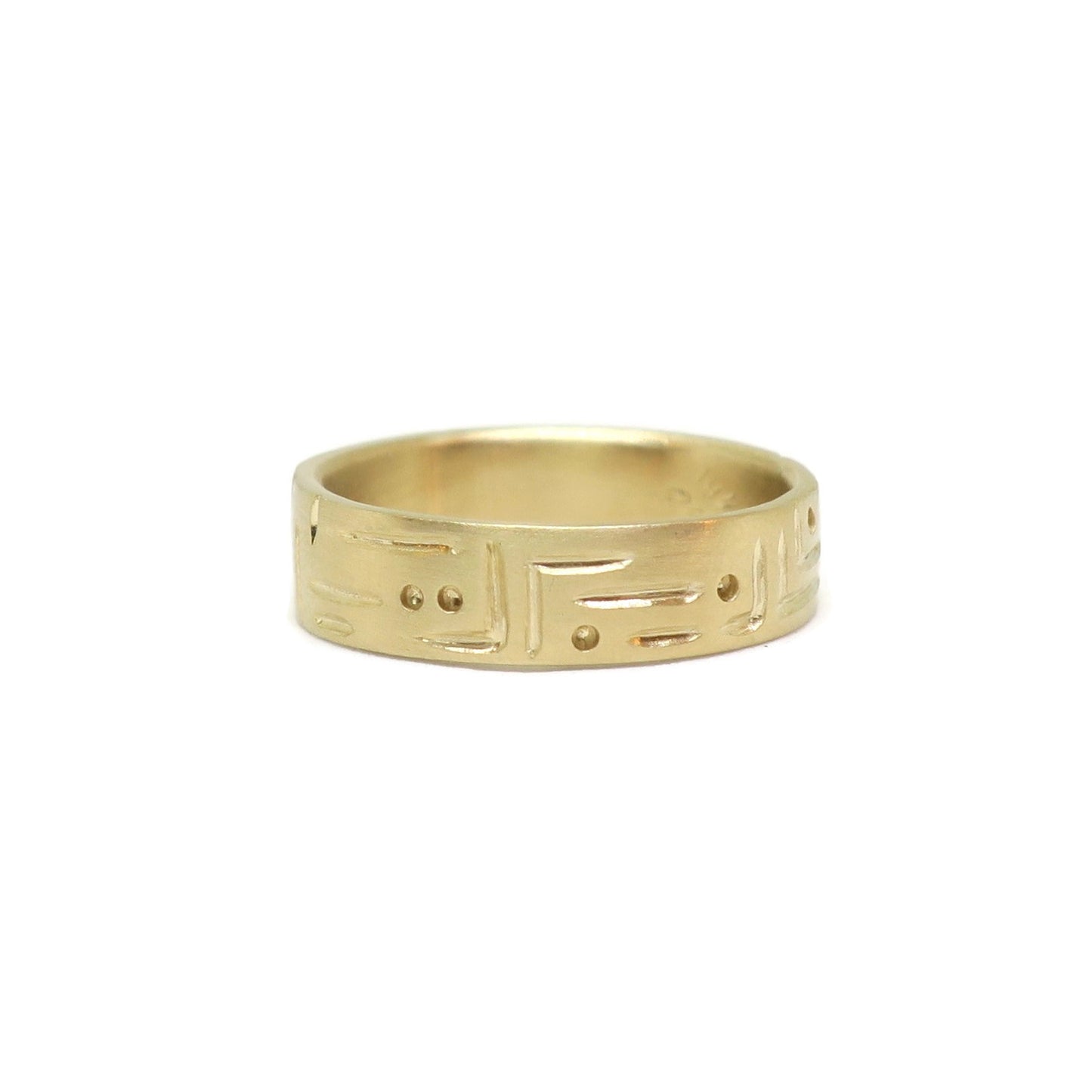 e. scott nuptials... The Deco Band Wedding Ring