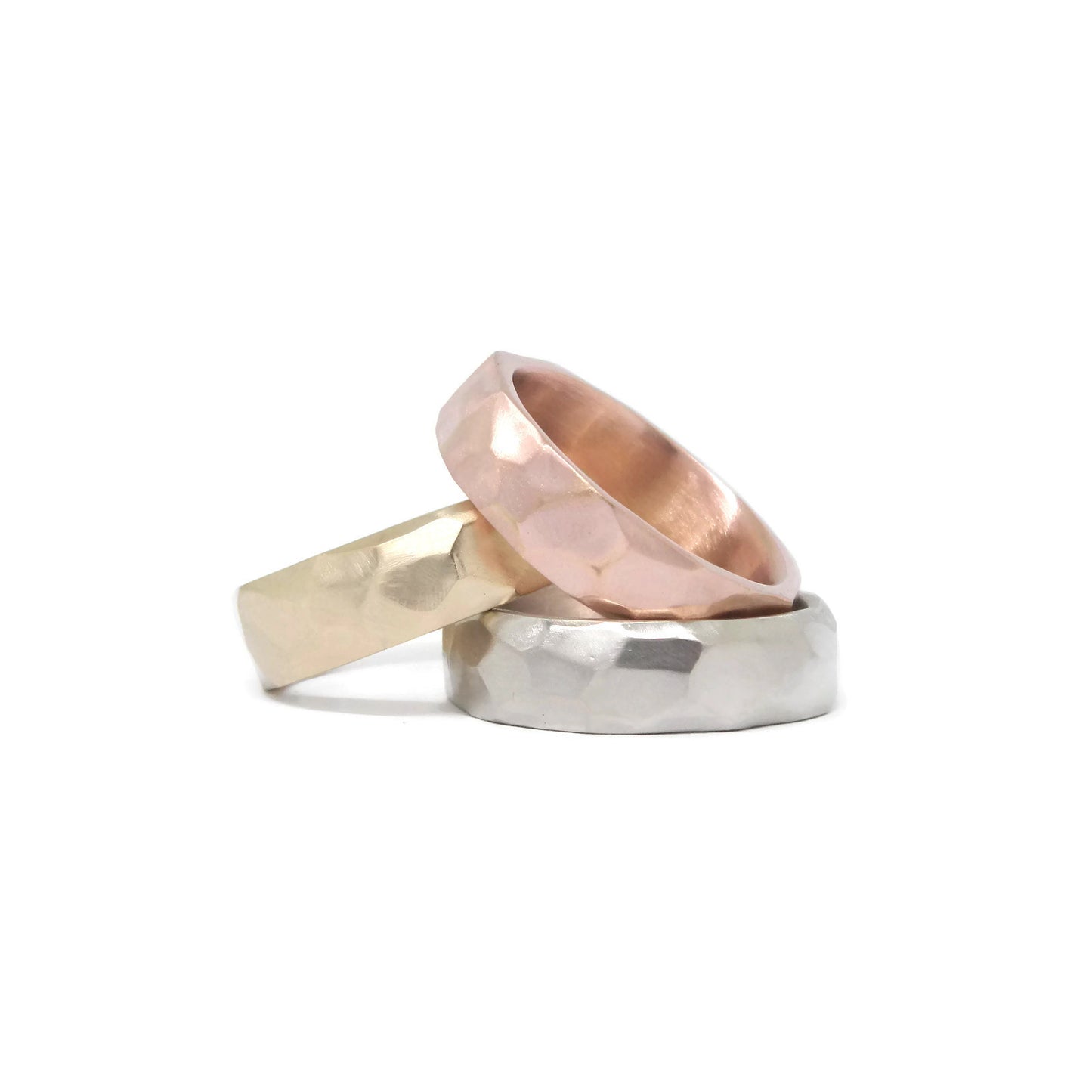 e. scott nuptials... The Facet Wide Wedding Ring