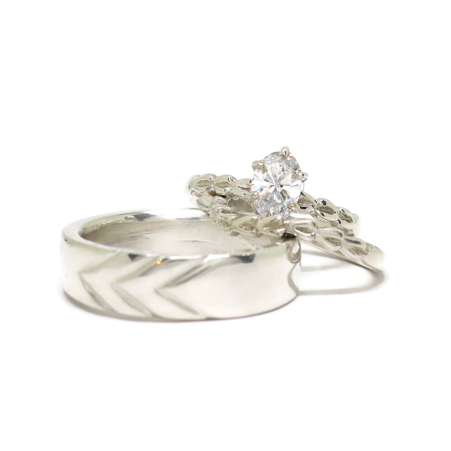 e. scott nuptials... The Fancy Accent Band Wedding Ring