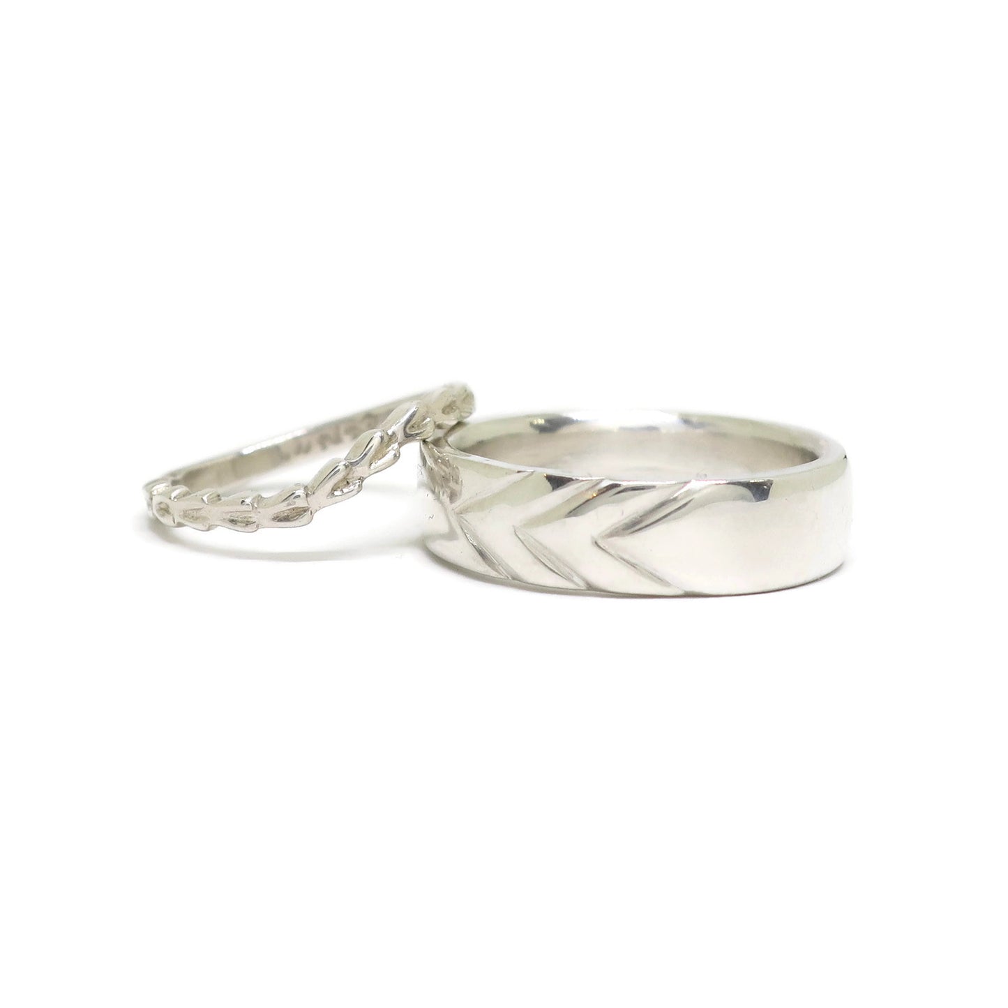 e. scott nuptials... The Fancy Accent Band Wedding Ring