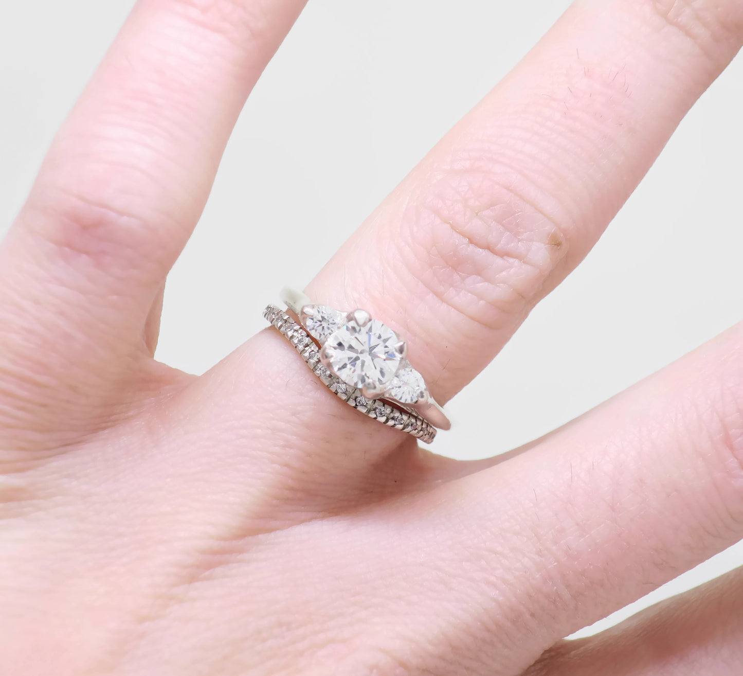 e. scott nuptials... The Glimmer Thin Curved Wedding Ring