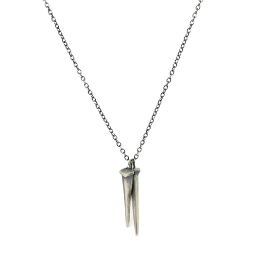 double nail necklace