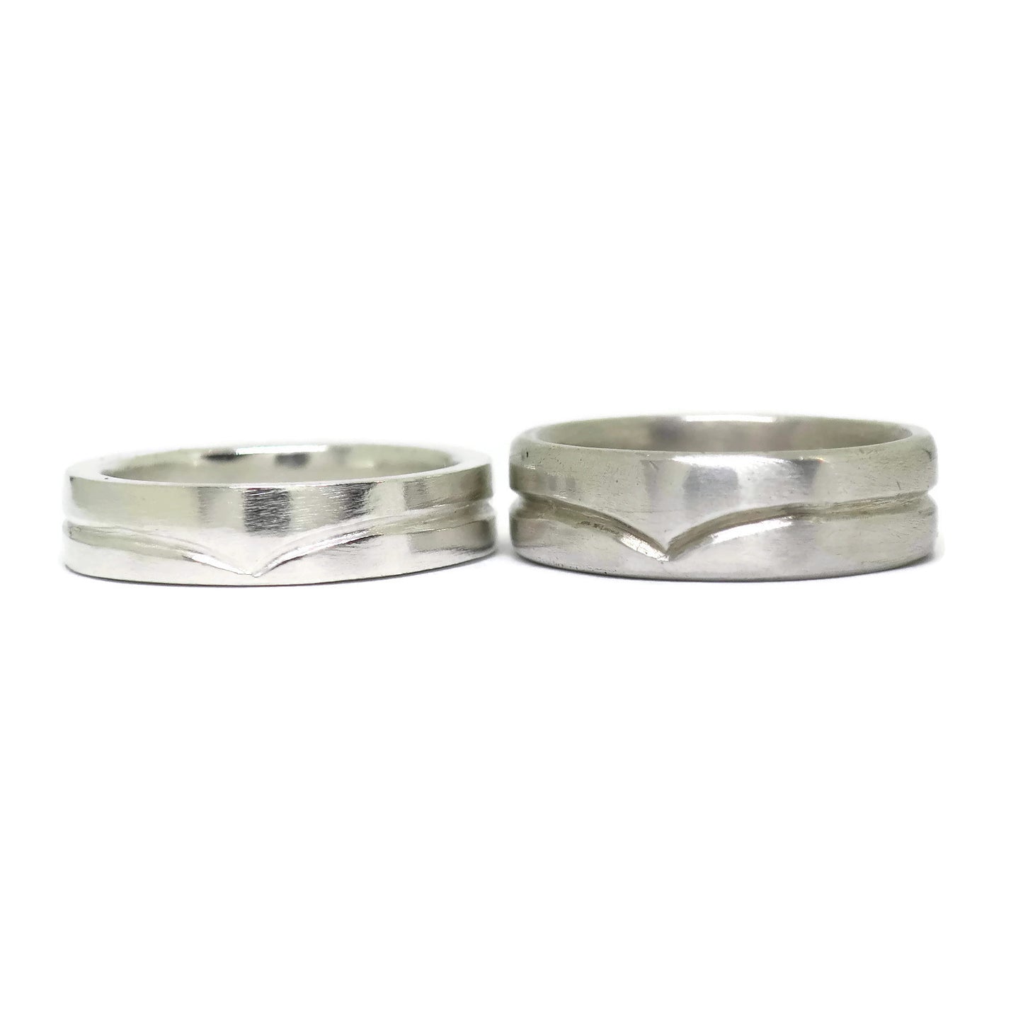 e. scott nuptials... The Point Impression Thin Wedding Ring