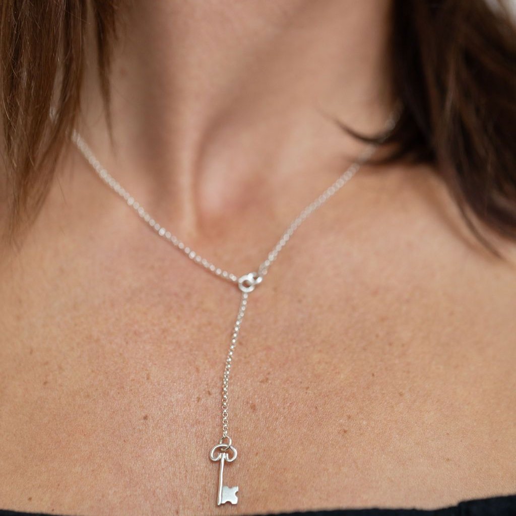 Ring Keeper Necklace- Key