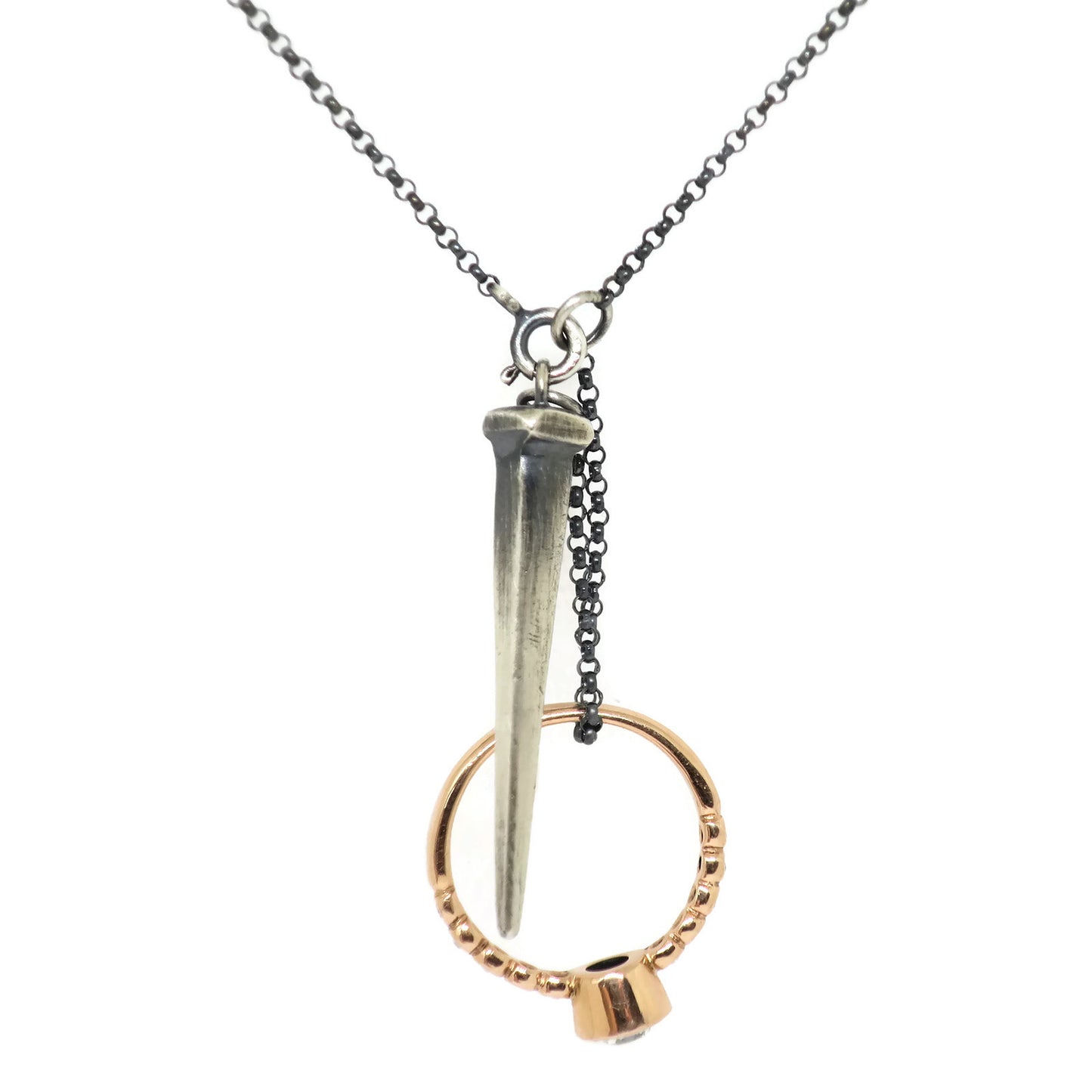Ring Keeper Necklace- Nail