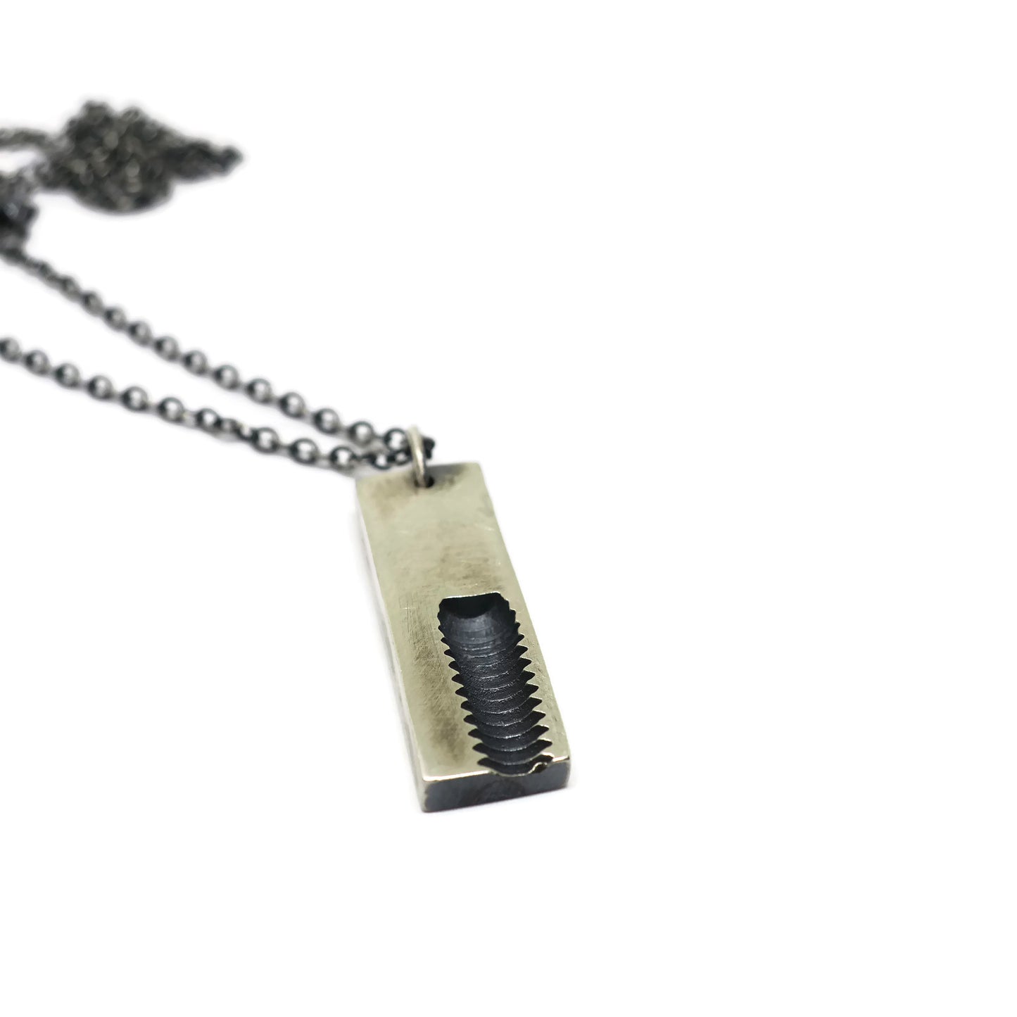 screw imprint necklace