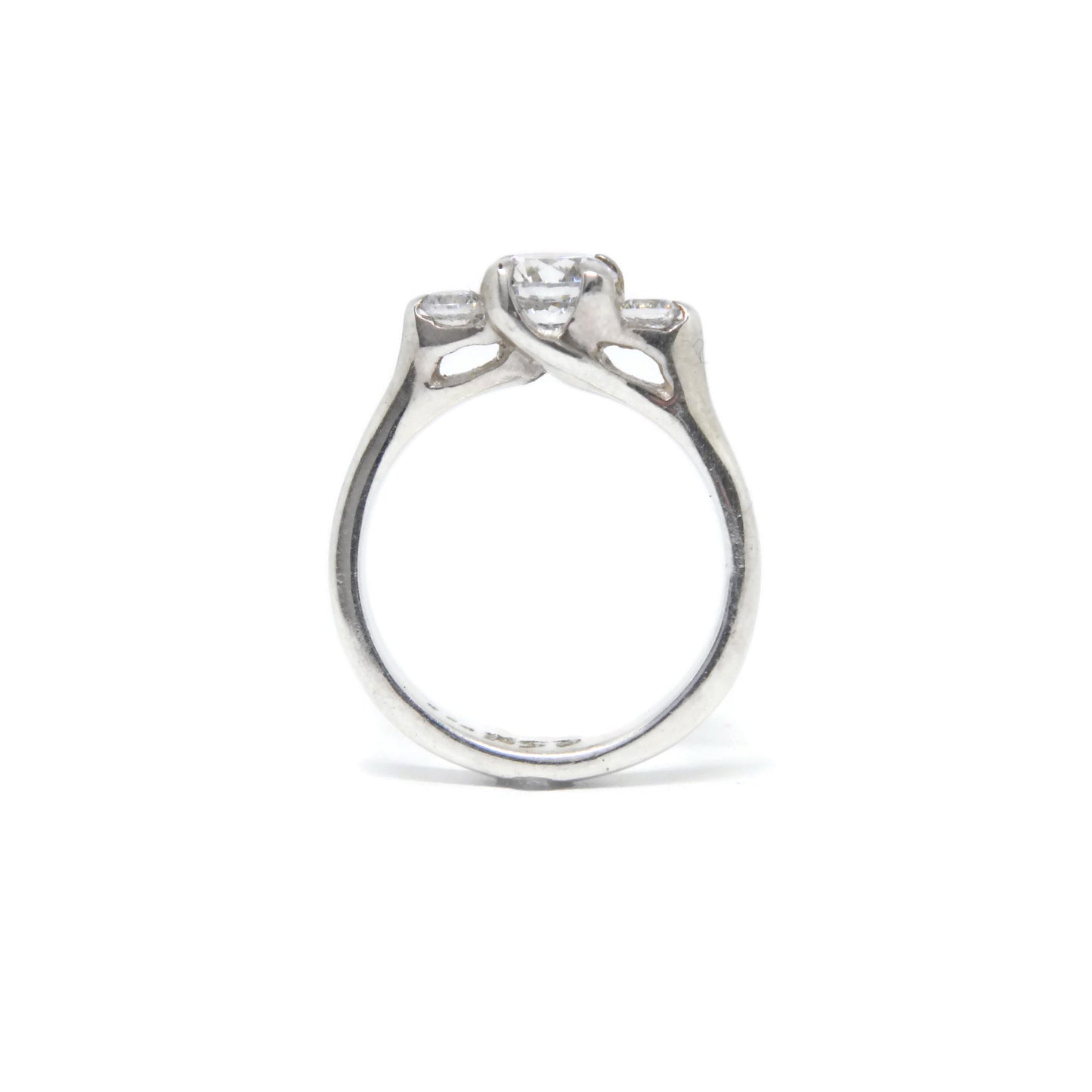 e. scott nuptials... The Woven Three Stone Engagement Ring