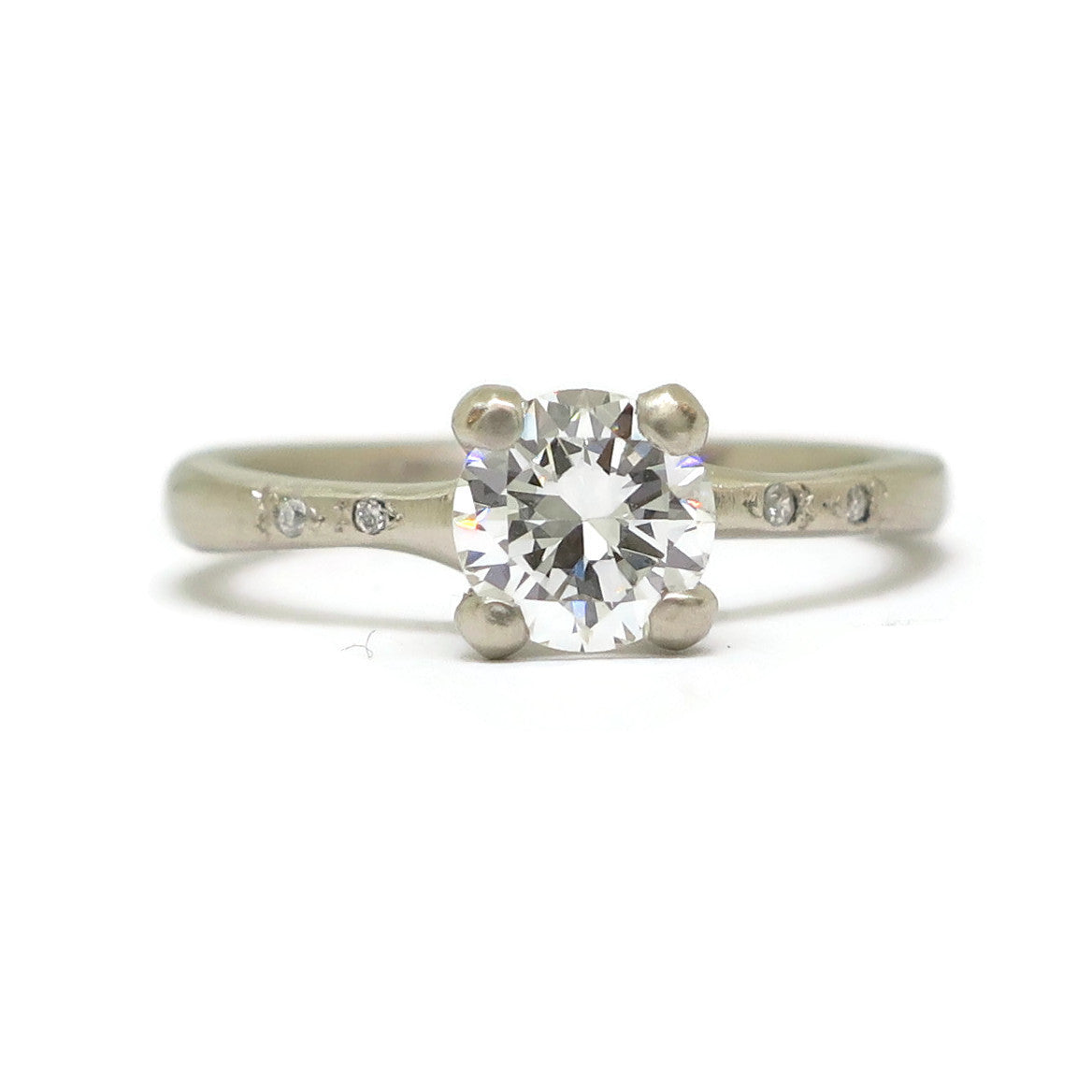 e. scott nuptials... The Woven Solitaire Engagement Ring