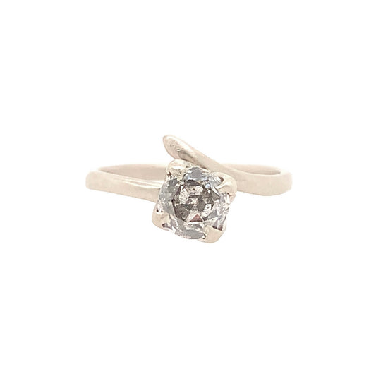 The Branch Engagement- .94ct Salt & Pepper Diamond & 14k white gold