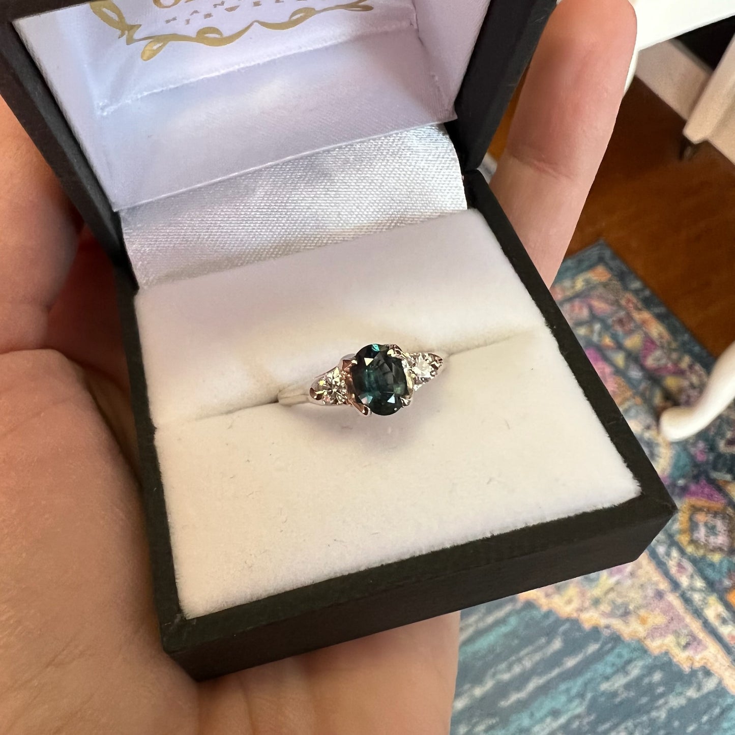 e. scott nuptials... The Woven 3 Stone Engagement Ring