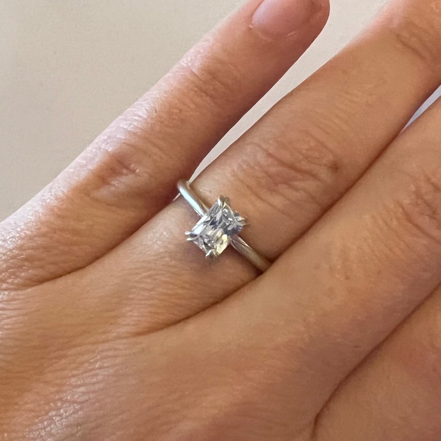 e. scott nuptials… The Dainty Double engagement ring