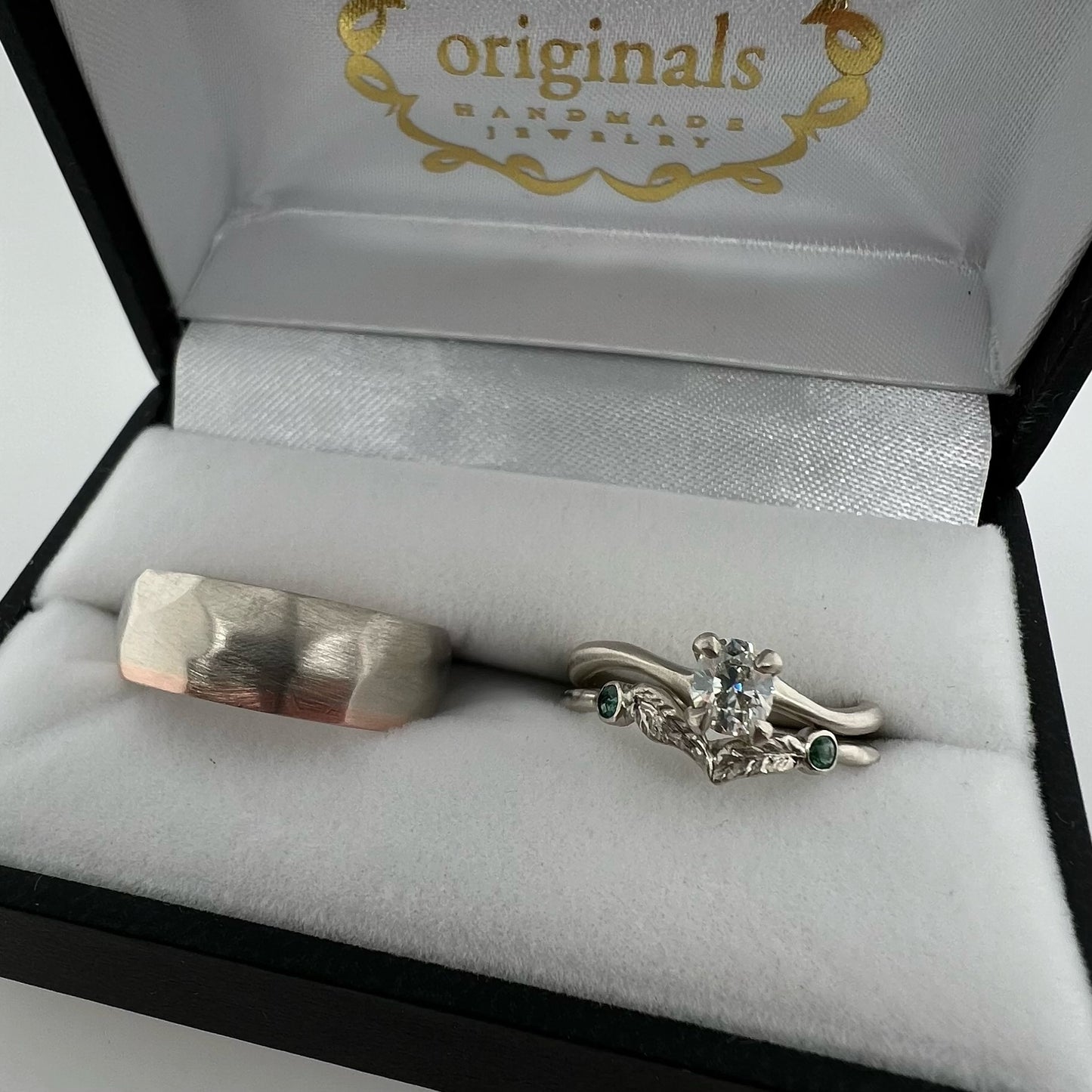 e. scott nuptials... The Wavy Woven Solitaire Engagement Ring