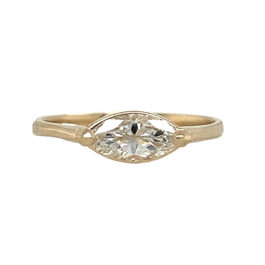 East West Old Marquise- .8ct Antique Marquise Diamond
