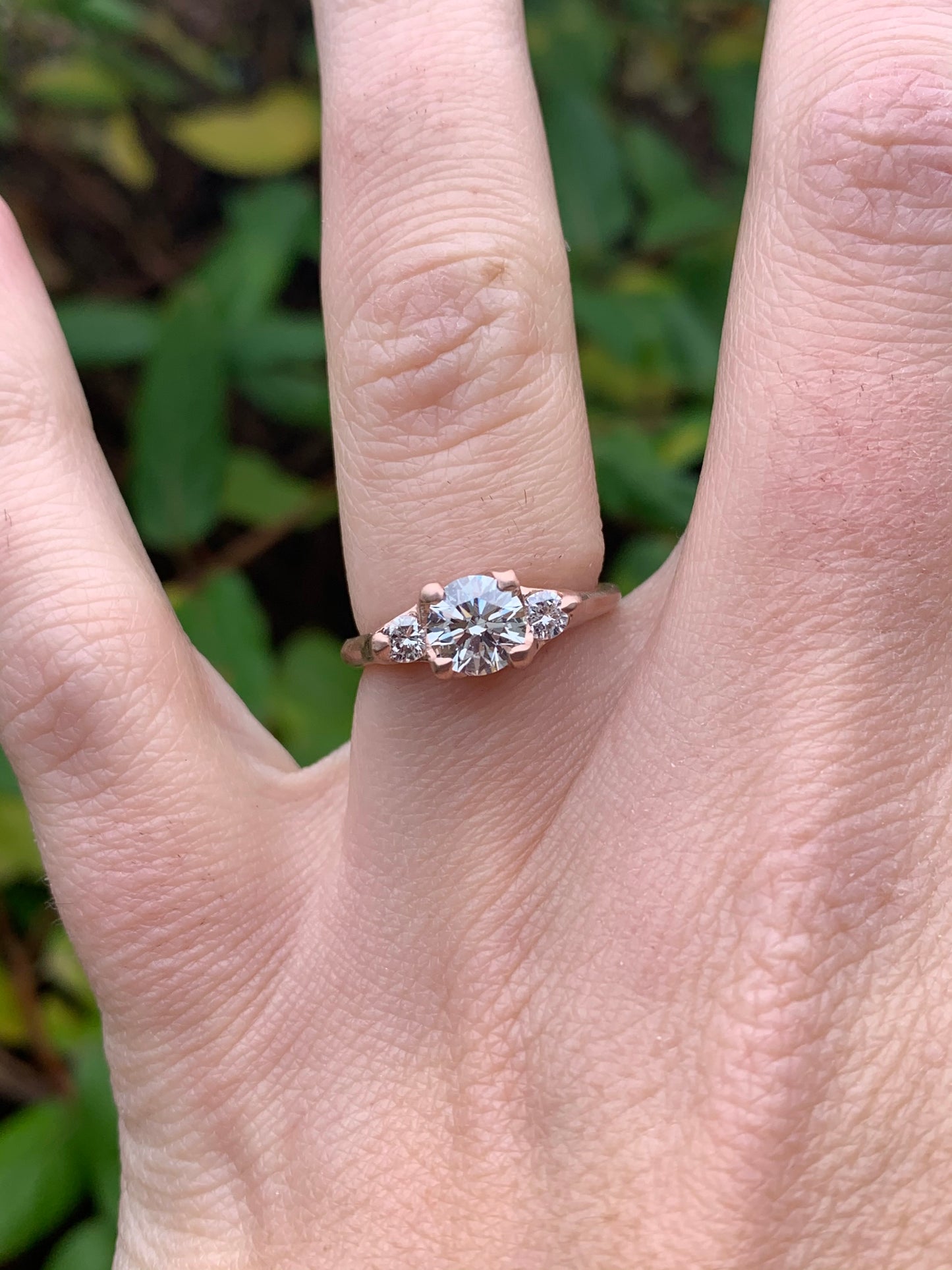 e. scott nuptials... The Woven 3 Stone Engagement Ring