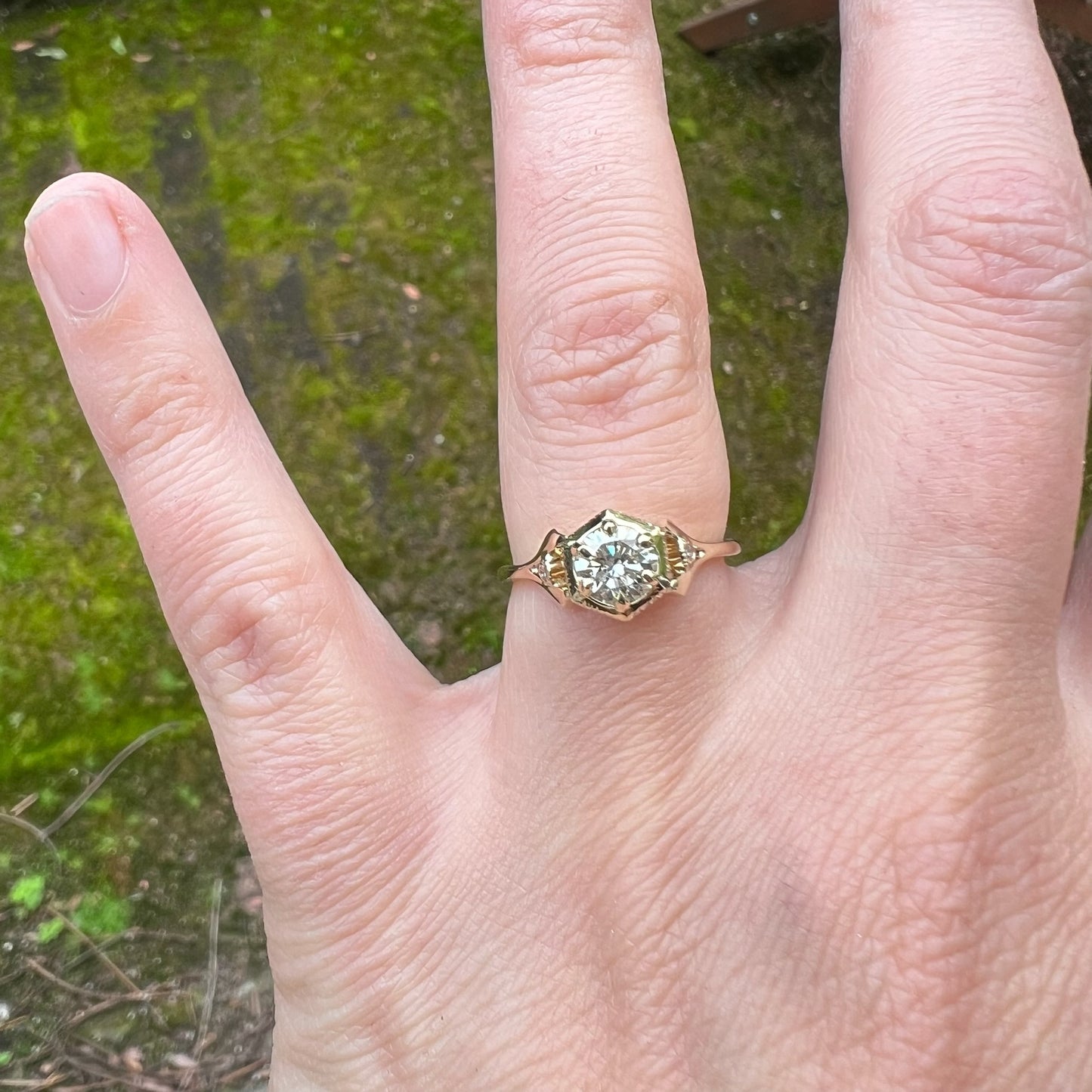 e. scott nuptials... The Nouveau Engagement Ring