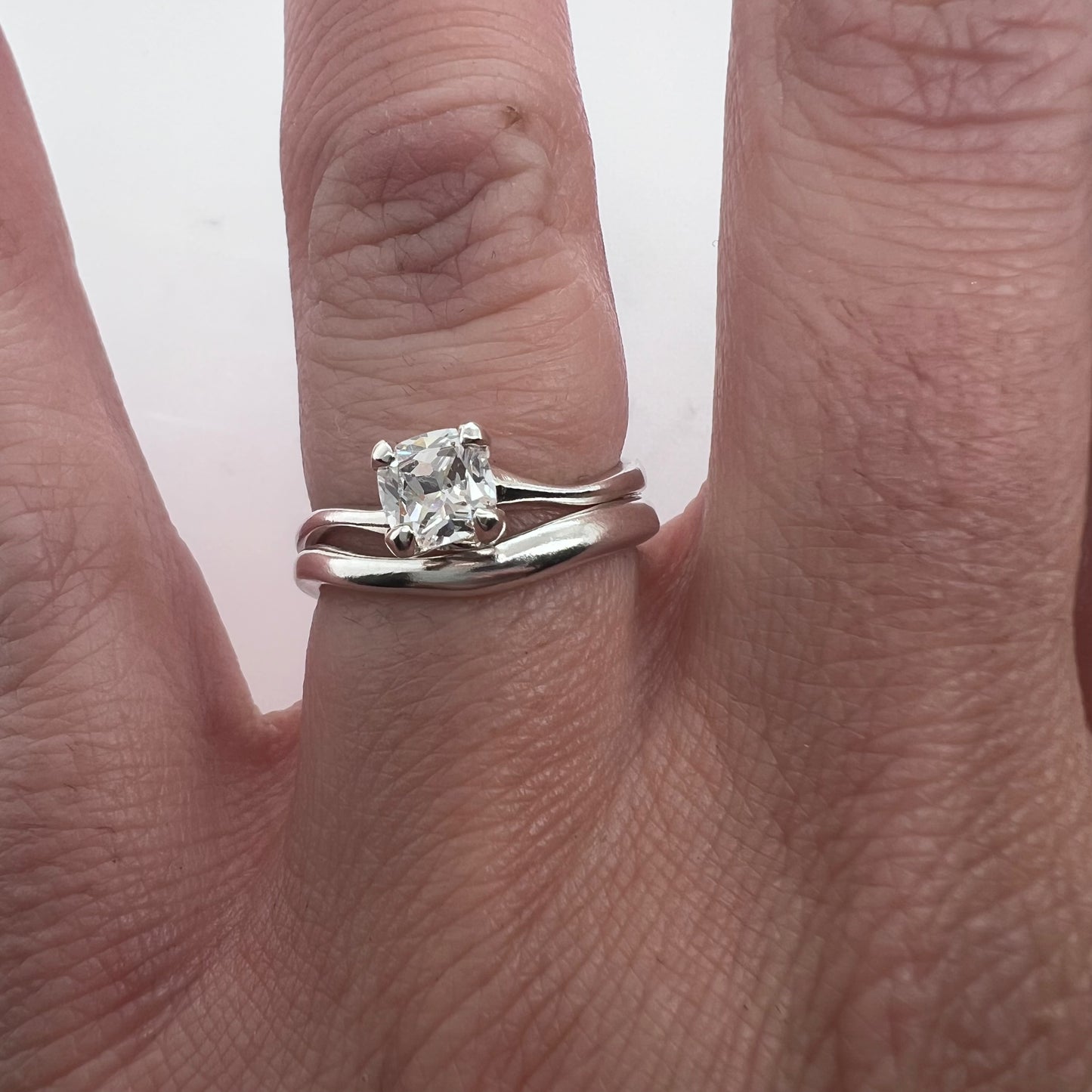 e. scott nuptials... The Wavy Woven Solitaire Engagement Ring