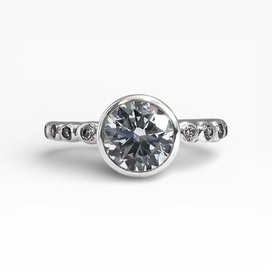 e. scott nuptials... The Bubble Engagement RIng