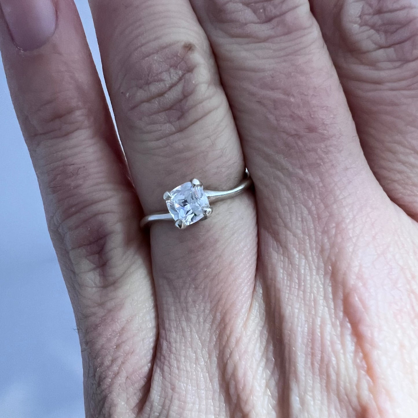 e. scott nuptials... The Wavy Woven Solitaire Engagement Ring