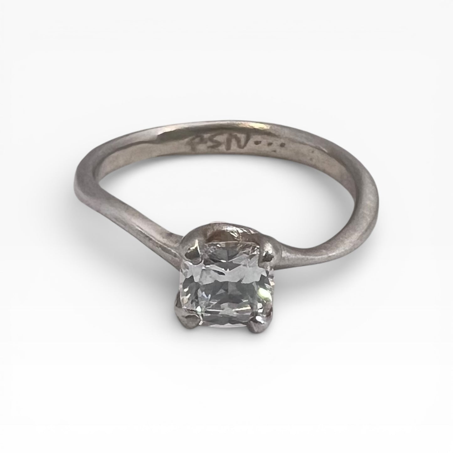 e. scott nuptials... The Wavy Woven Solitaire Engagement Ring