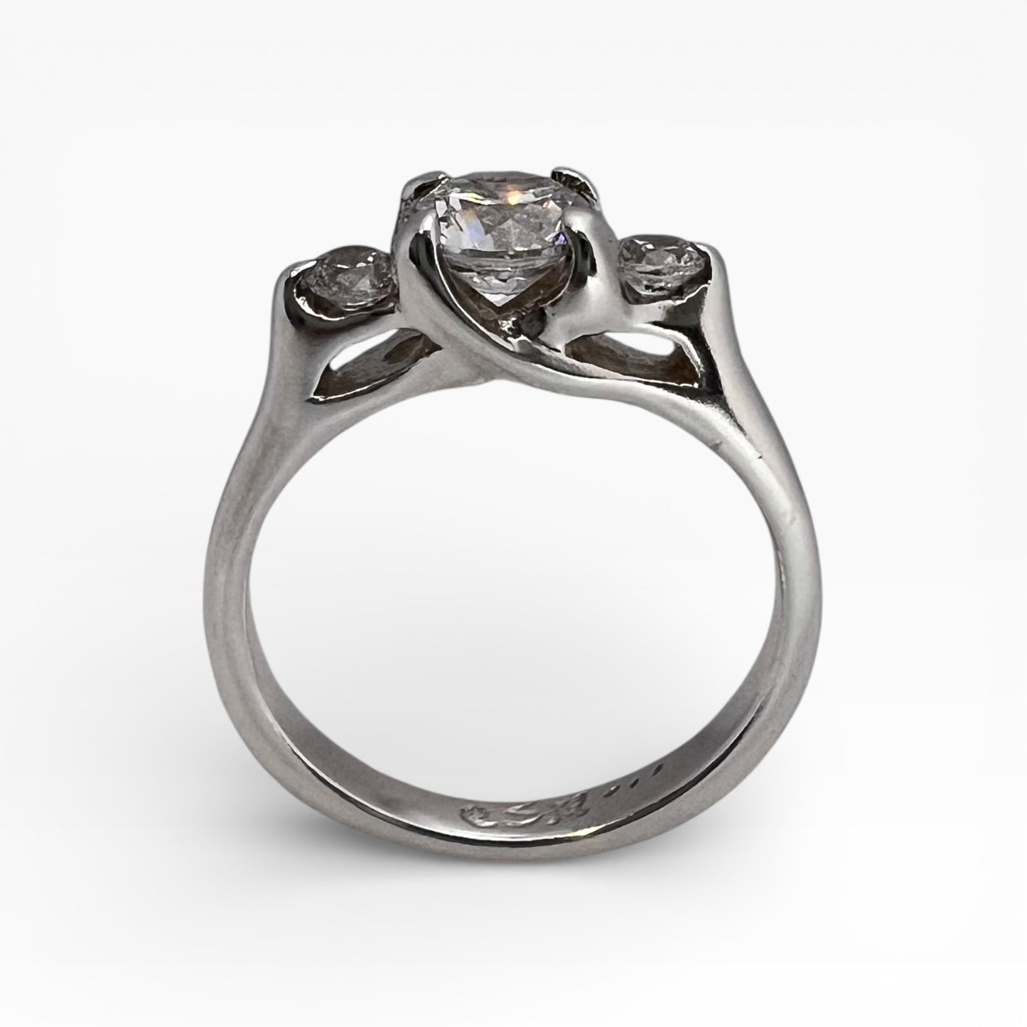 e. scott nuptials... The Woven 3 Stone Engagement Ring