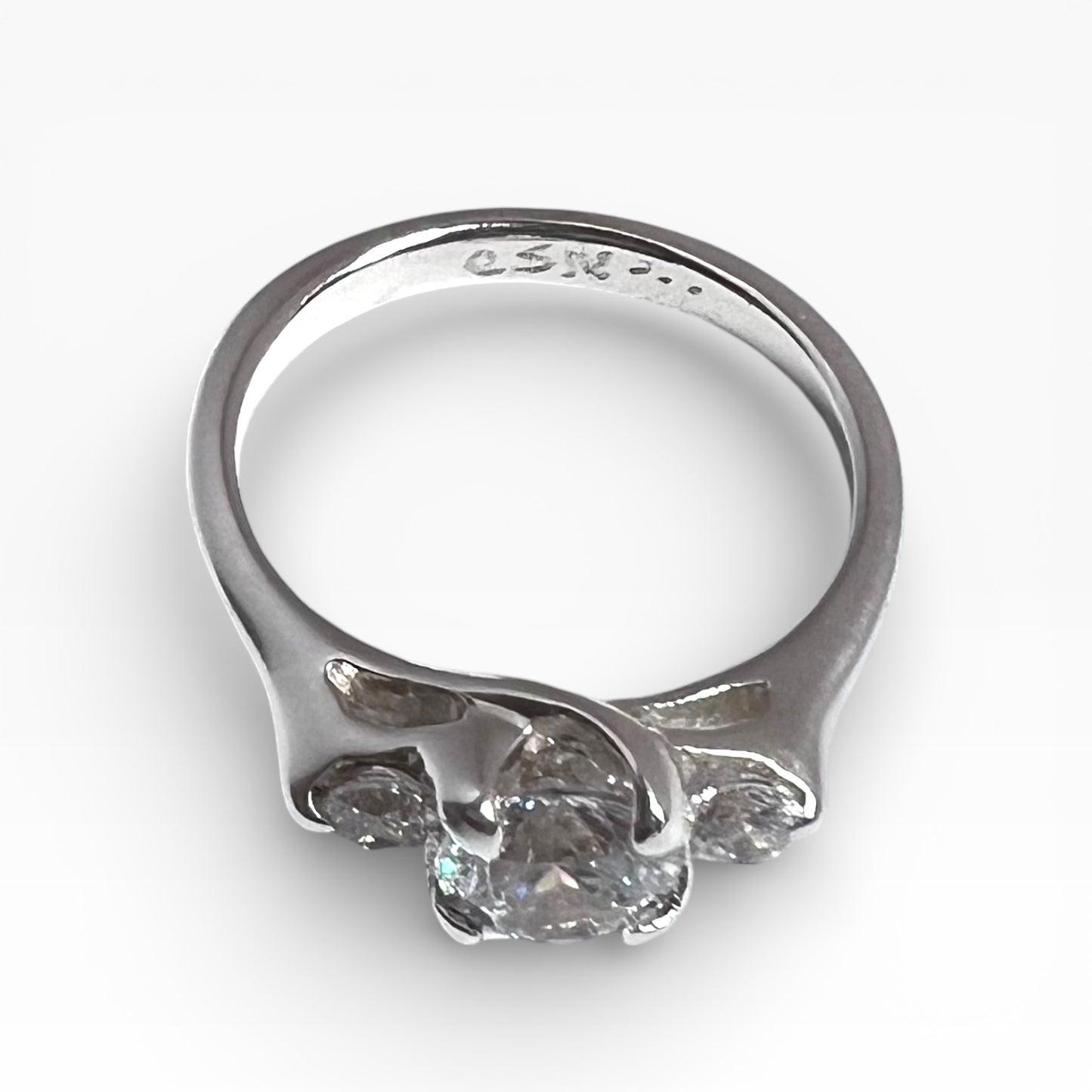 e. scott nuptials... The Woven 3 Stone Engagement Ring