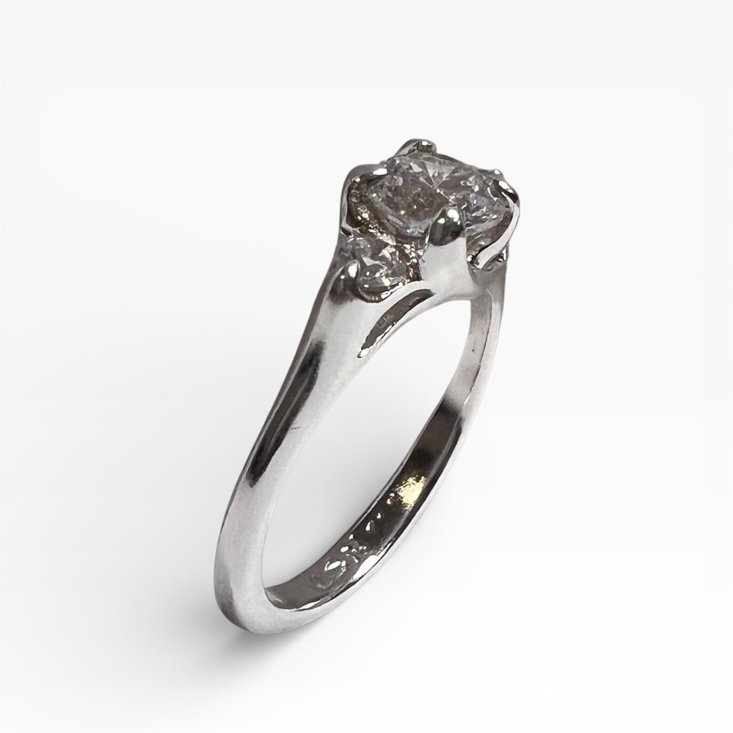 e. scott nuptials... The Woven 3 Stone Engagement Ring